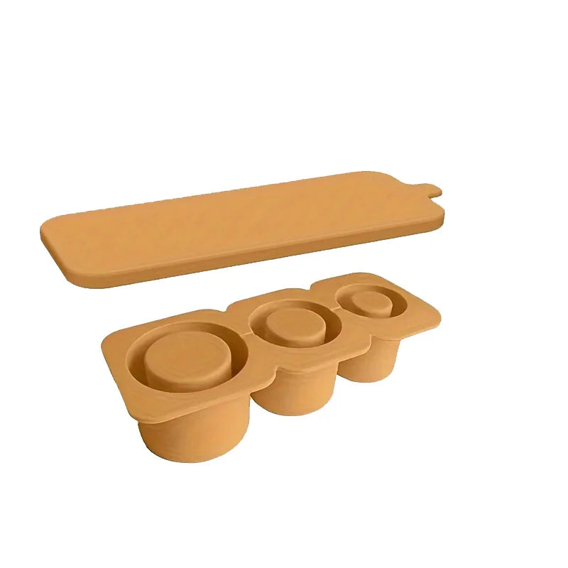 Ice Mold for Stanley Cup Silicone Cylinder Ice Mold with Lid and Bin for Freezer Ice Drink Juice Whiskey Cocktail Summer Gifts