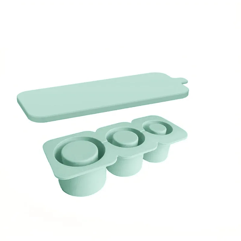 Ice Mold for Stanley Cup Silicone Cylinder Ice Mold with Lid and Bin for Freezer Ice Drink Juice Whiskey Cocktail Summer Gifts